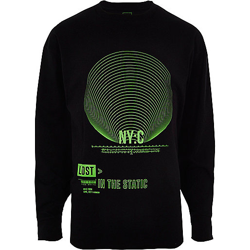 river island khaki sandals,jacques-vertuk Shop Black NYC green print slouch fit sweatshirt men 301784