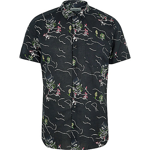 river island strappy dress,jacques-vertuk Desktop Site Black oriental print short sleeve shirt Shirts Sale men