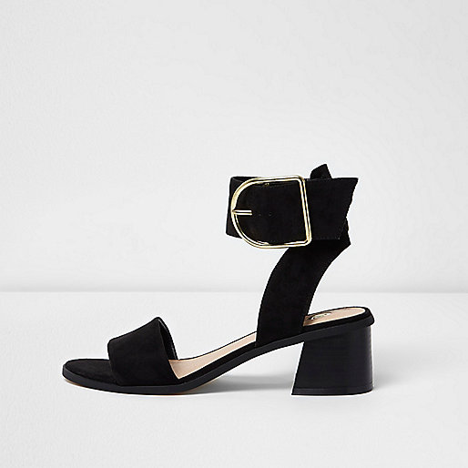 jacques-vertuk Black oversized buckle sandals 697870 women Shoes / Boots Sandals