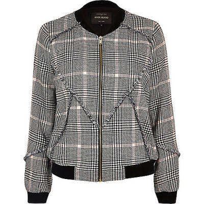 river island mens espadrilles,jacques-vertuk B Black patterned bomber jacket Coats / Jackets Sale women