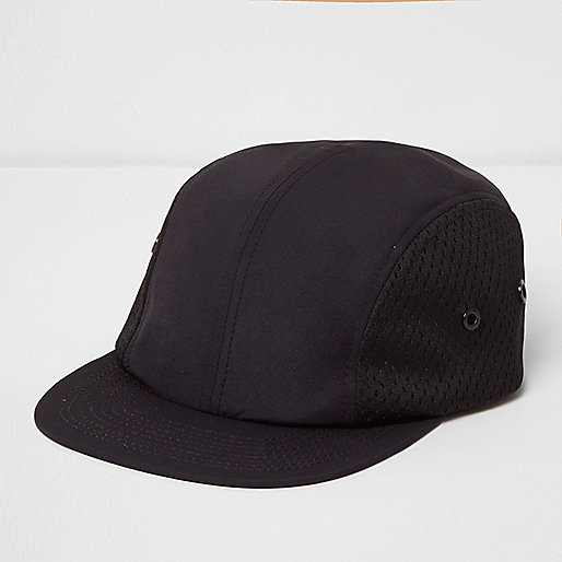 jacques-vertuk Black perforated mesh cap 299503 men Accessories