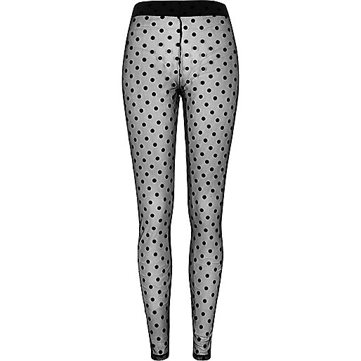 river island white fur coat,jacques-vertuk Shop Black polka dot lace leggings women 693489