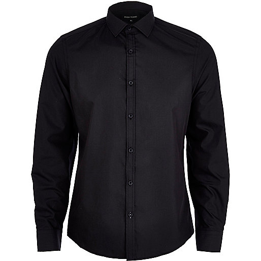 jacques-vertuk Black poplin shirt 259641 men Shirts