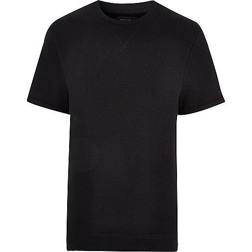 jacques-vertuk Black rolled up short sleeve sweatshirt 287059 men T-Shirts / Vests