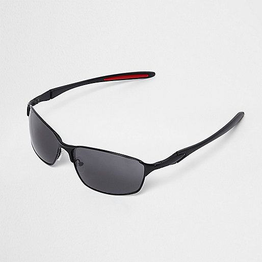 river island gift voucher,jacques-vertuk Trousers Black rubberised wraparound sunglasses Visor Sunglasses Sunglasses men