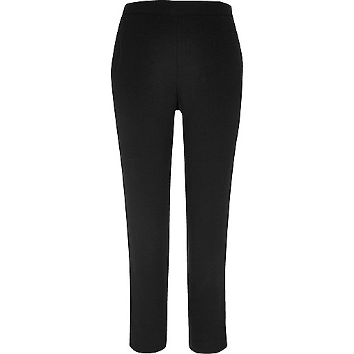 jacques-vertuk Black side stripe woven pants 690899 women RI Limited Edition