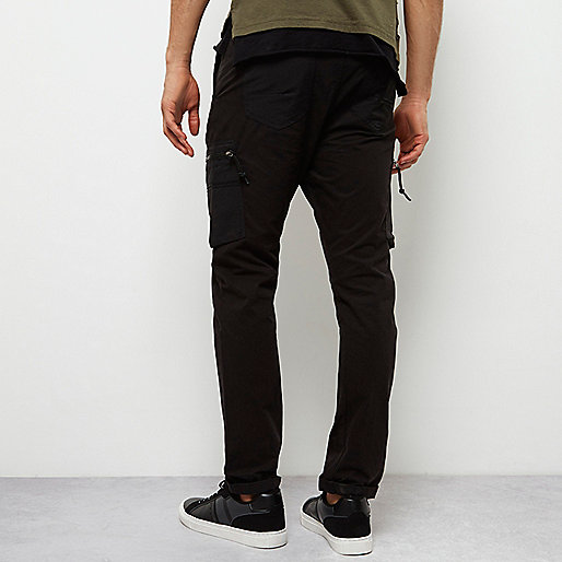 river island bootcut jeans,jacques-vertuk Shopping Online Sale Black skinny fit cargo pants Pants Sale men