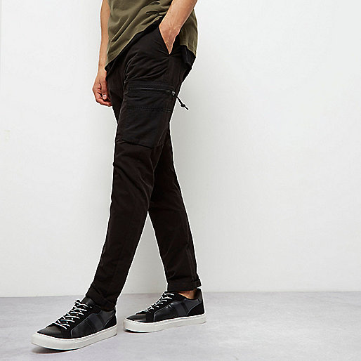 river island bootcut jeans,jacques-vertuk Shopping Online Sale Black skinny fit cargo pants Pants Sale men