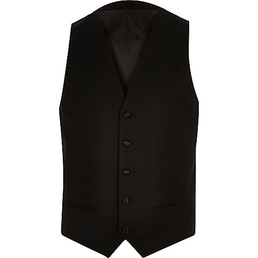 jacques-vertuk Black skinny vest 292114 men Suits