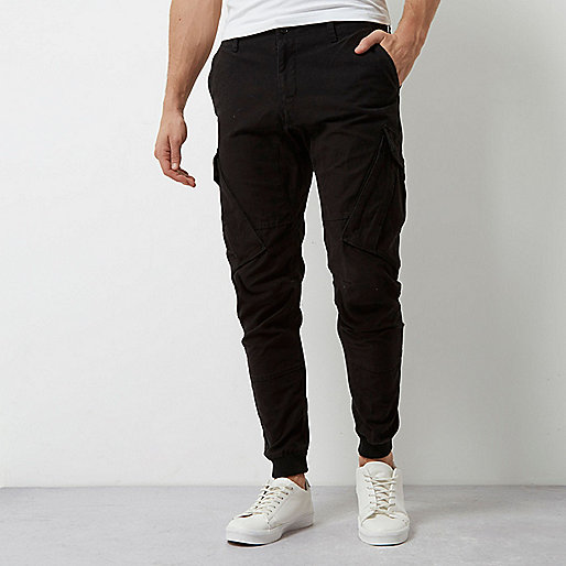 jacques-vertuk Black slim fit cargo pants 298783 men Trousers