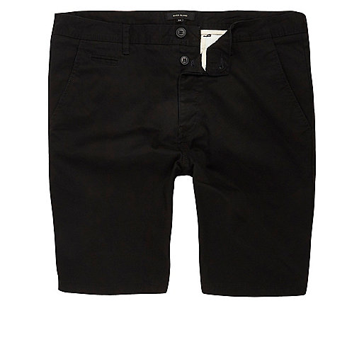 jacques-vertuk Black slim fit chino shorts 302086 men Shorts Casual Shorts