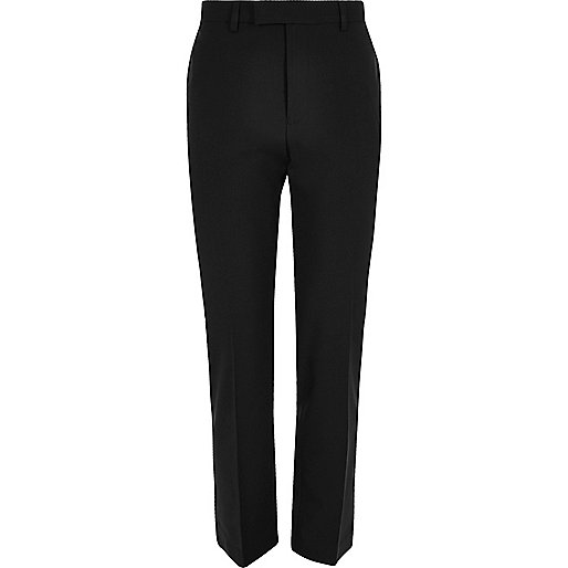 jacques-vertuk Black slim fit suit trouses 298318 men Suits Suit Trousers