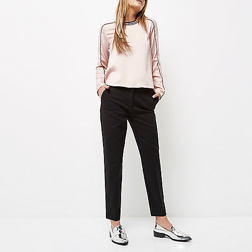 river island new in,jacques-vertuk Online Black slim tapered smart pants women 691209