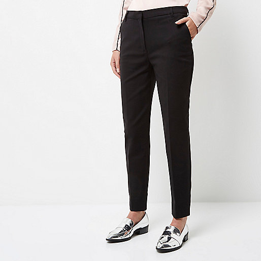 river island new in,jacques-vertuk Online Black slim tapered smart pants women 691209