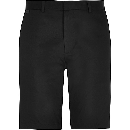 jacques-vertuk Black smart stretch knee length shorts 288367 men Shorts