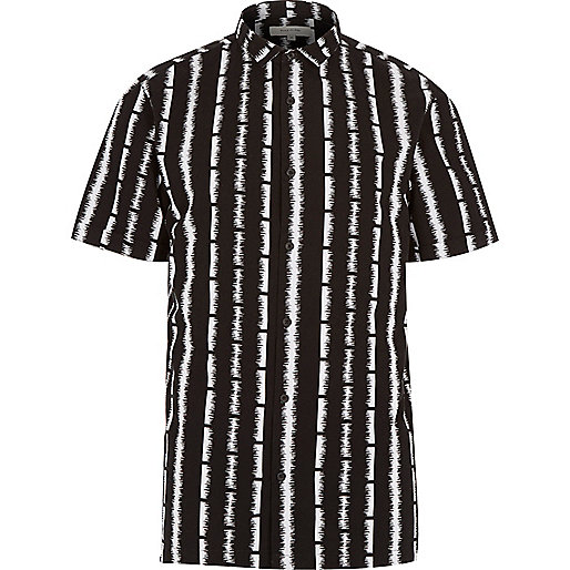 river island tea dress,New In jacques-vertuk Black spike stripe print short sleeve shirt Shirts Sale men