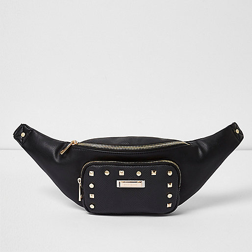 river island pink snake bag,Island River Black studded bum bag Bumbags Bags / Purses women