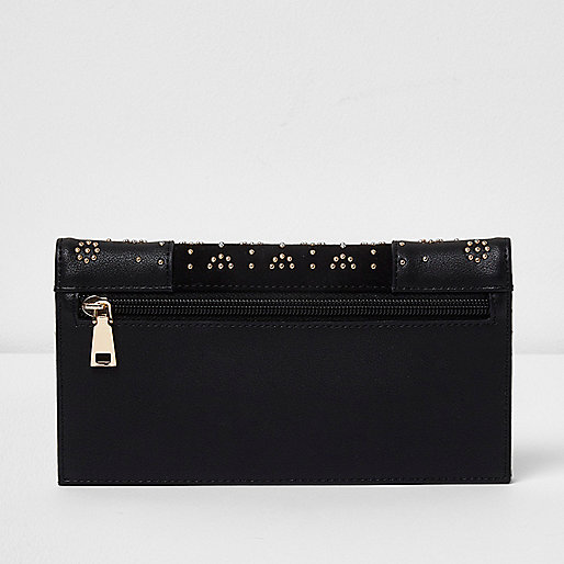 mini me clothing river island,jacques-vertuk Stores Black studded foldout purse with pouchette women 705448