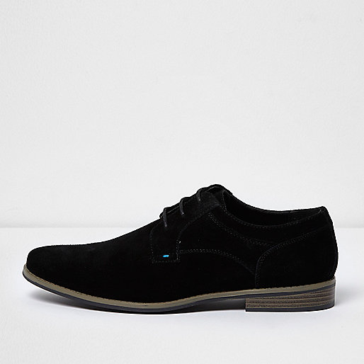 jacques-vertuk Black suede derby shoes 301792 men Shoes / Boots Shoes