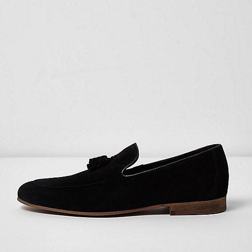 river island vip sale,jacques-vertuk Black Sale Black suede tassel loafers Shoes Shoes / Boots men