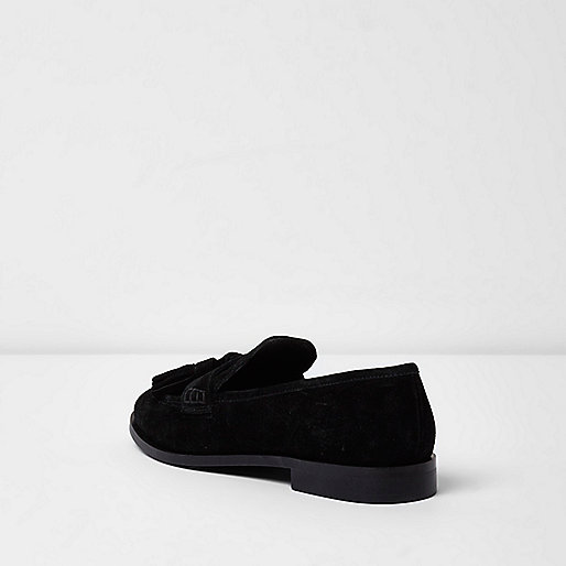 river island jeans skinny fit,jacques-vertuk Clothing Ltd Black suede tassel loafers Shoes Shoes / Boots women