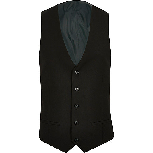 jacques-vertuk Black suit vest 298324 men Suits Waistcoats