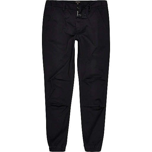 jacques-vertuk Black tapered cotton joggers 297831 men Trousers