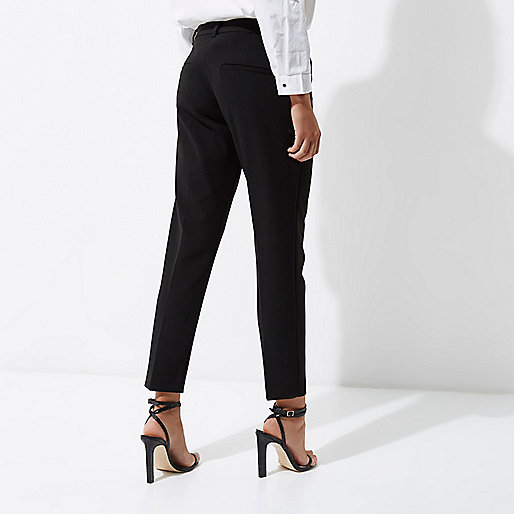 river island online,jacques-vertuk UK Black tapered smart pants women 702447