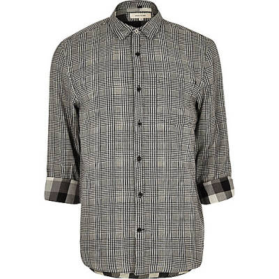 river island coat age 12,jacques-vertuk Stores Black textured check shirt men 297046