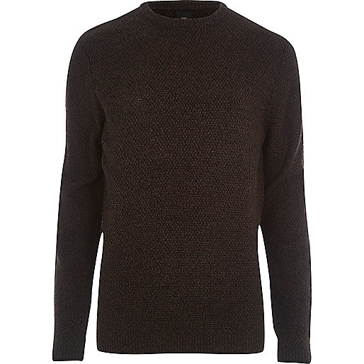 river island slim fit jeans,jacques-vertuk UK Sale Black textured knit slim fit sweater men 301637