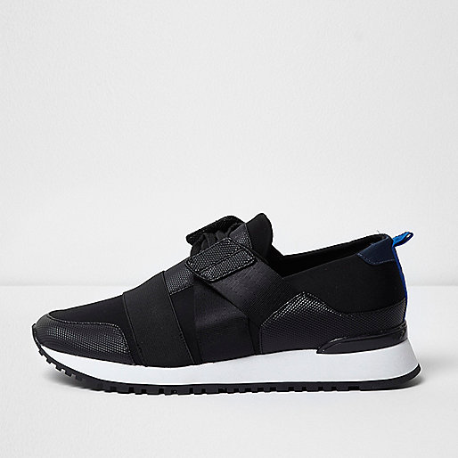 river island blue jeans,jacques-vertuk Dress Shirt Black textured runner sneakers Sneakers Shoes / Boots men