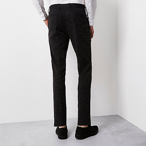 asos river island wedges,jacques-vertuk Outlet Black textured Vito tux pants men 297902