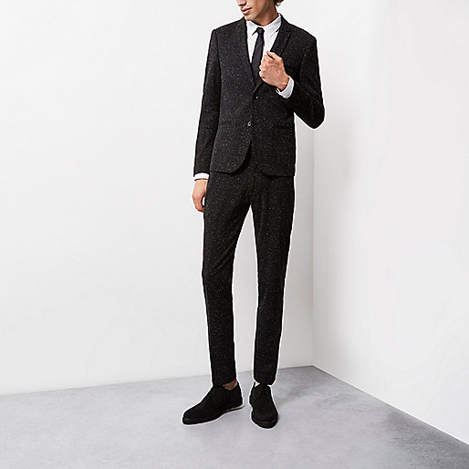 asos river island wedges,jacques-vertuk Outlet Black textured Vito tux pants men 297902