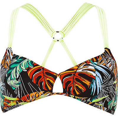 river island nude bag,jacques-vertuk South Africa Black tropical print cami bikini top women 677578