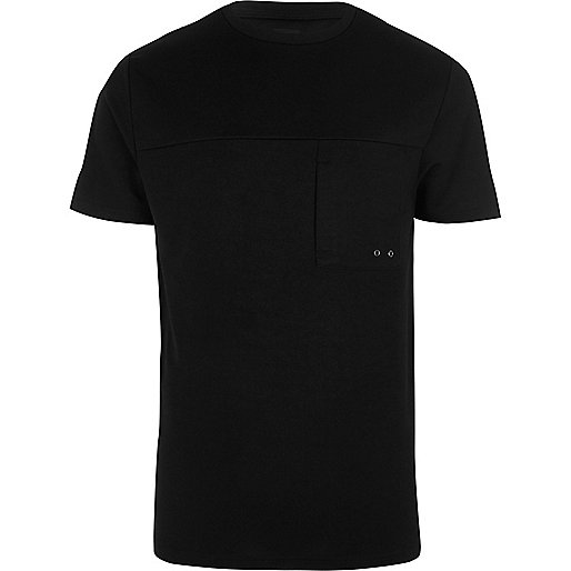 river island pink jumper,jacques-vertuk Shopping On Line Black utility pocket slim fit T-shirt Plain T-Shirts T-Shirts / Tanks men