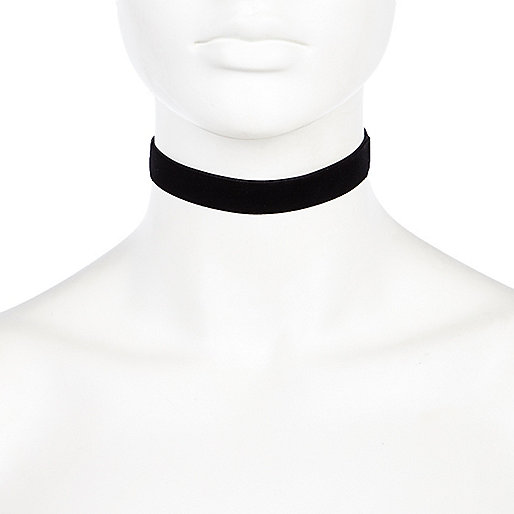 jacques-vertuk Black velvet choker 686842 women Jewellery Chokers