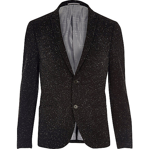 jacques-vertuk Black Vito textured blazer 297886 men Coats / Jackets