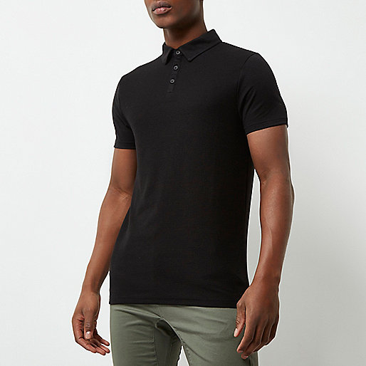 river island spliced floral mini dress,jacques-vertuk Uae Black waffle slim fit polo shirt Polo Shirts men