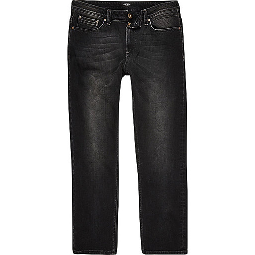 river island black patent bag,jacques-vertuk London Black wash Dean straight leg jeans men 301283