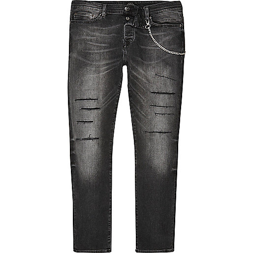 jacques-vertuk Black wash Sid cigarette skinny jeans 298544 men Jeans Skinny Jeans