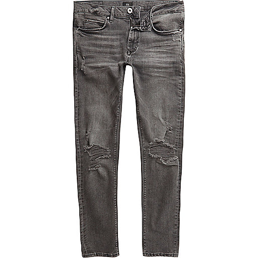 jacques-vertuk Black washed Danny ripped super skinny jeans 302777 men Jeans Super Skinny