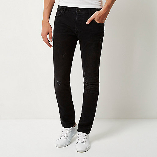 river island off the shoulder top,jacques-vertuk Sale Black washed Ronnie cigarette jeans men 294030