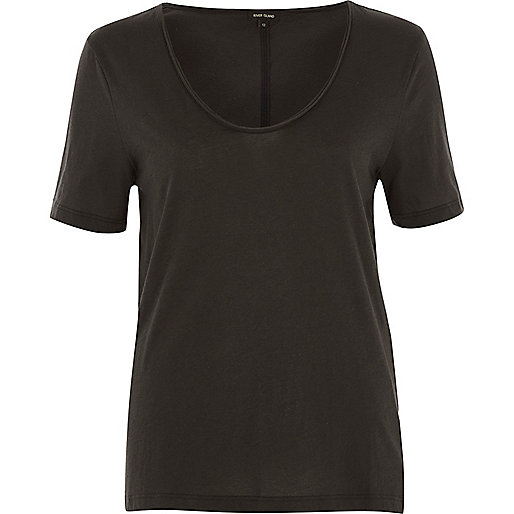 river island camel coat,jacques-vertuk London Black washed V neck neck T-shirt women 699641