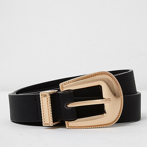 jacques-vertuk Black western buckle belt 709798 women Accessories Belts