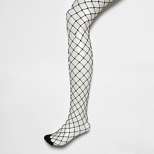 jacques-vertuk Black wide fishnet tights 705728 women Tights & Socks