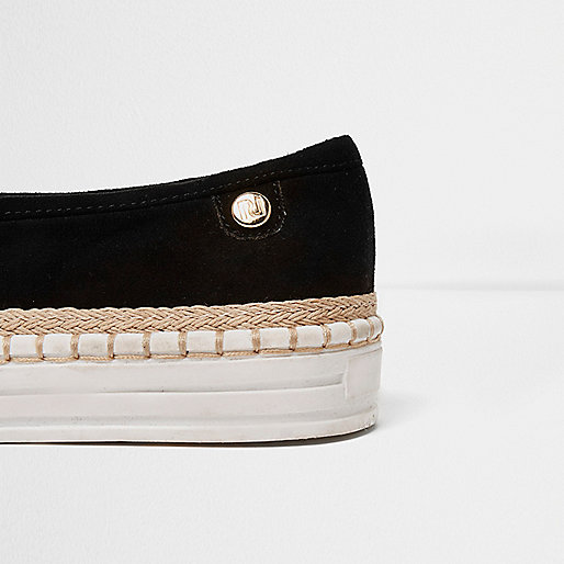 river island cross bag,jacques-vertuk Outlet Black wide fit espadrille flatform plimsolls women 698626