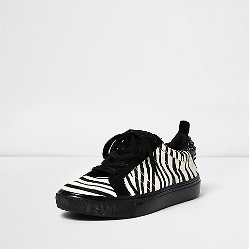 wide leg jeans river island,jacques-vertuk Outlet Black zebra print lace-up sneakers women 690425