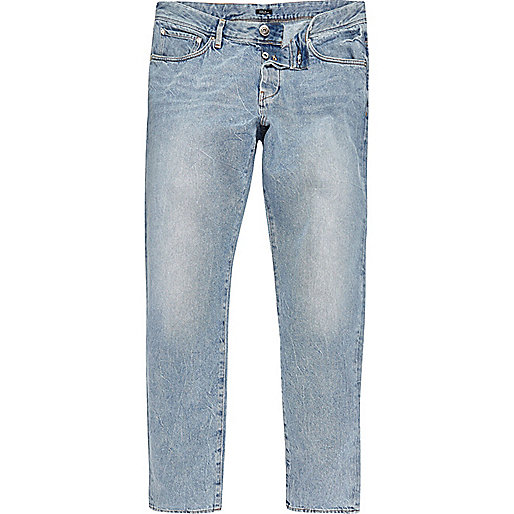 jacques-vertuk Blue acid wash Design Forum jeans 299493 men Jeans