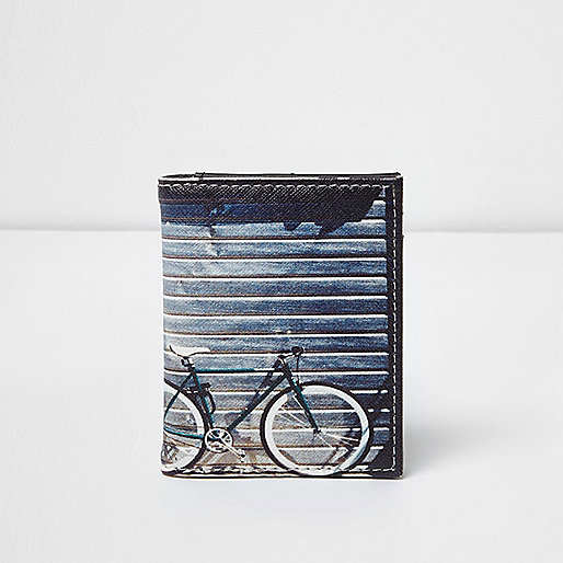 river island spot dress,jacques-vertuk Stores Blue bike photo print card holder wallet men 302154