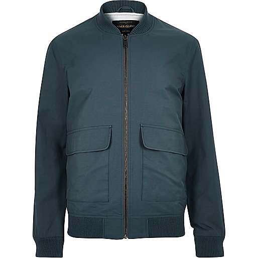 jacques-vertuk Blue bomber jacket 290704 men Coats / Jackets